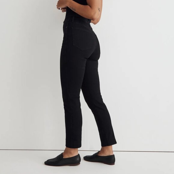 Madewell Curvy Stovepipe Jeans Black Size 31 NWT - Picture 3 of 10
